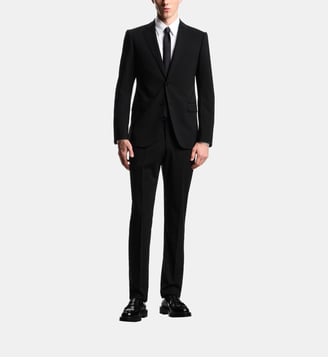 Costume en laine signature - Emporio Armani - Noir