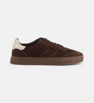 Baskets basses Cody en cuir - Vagabond Shoemakers - Marron foncé