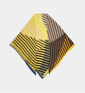 Foulard triangle Orée soie - Mapoesie - Sun