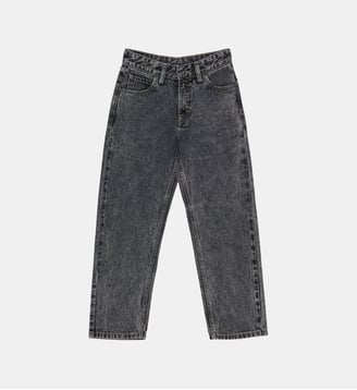 Jean droit en coton effet stonewashed - Element - Gris foncé