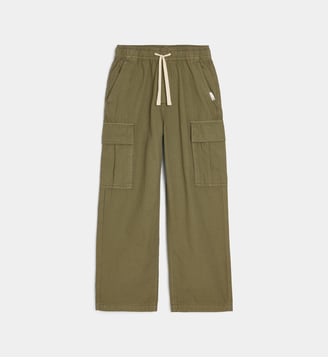 Pantalon large cargo en coton - Element - Kaki