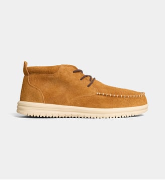 Desert boots Wally NXT Mid daim - HeyDude - Marron clair