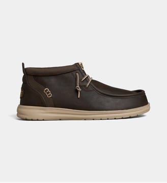 Boots Chelsea Wally Mid GripR Classic - HeyDude - Marron