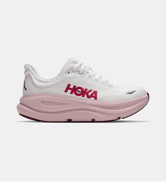 Baskets bassess Bondi 9 effet mesh - Hoka - Beige et rose