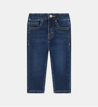 Jean slim en coton - Levi's Kids - Bleu foncé