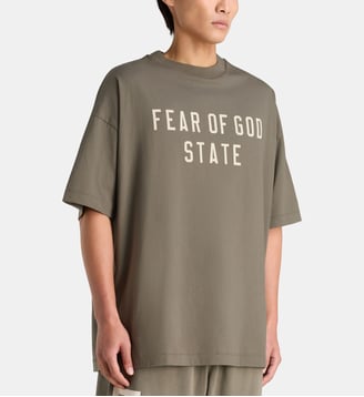 T-shirt 90's Fit ample en coton - Fear Of God - Moss