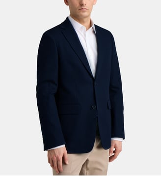 Veste de costume Archi droite - Comptoir GL - Bleu foncé
