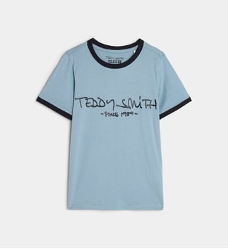 T-shirt Ticlass en coton - Teddy Smith - Bleu gris