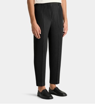 Pantalon Compleat plissé  - HOMME PLISSÉ ISSEY MIYAKE - Gris foncé