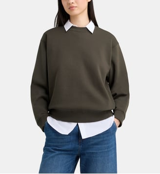 Sweat Easy en coton bio mélangé - Galeries Lafayette - Bronze