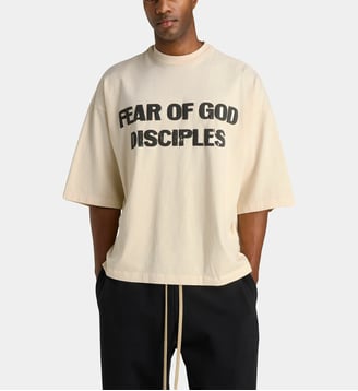T-shirt Disciple ample en coton - Fear Of God - Avoine