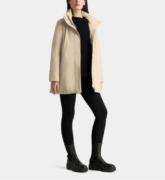 Parka Marla Saint Warm droite mi-longue - K-Way - Beige clair