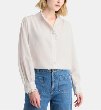 Chemise Paloma New en coton - Galeries Lafayette - Écru
