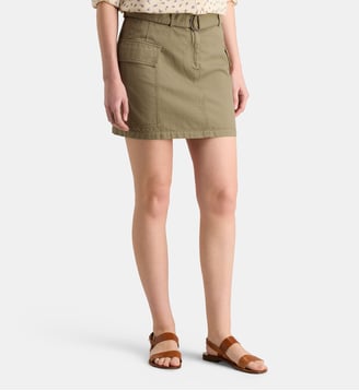 Jupe courte Ebene Lodge - Galeries Lafayette - Kaki