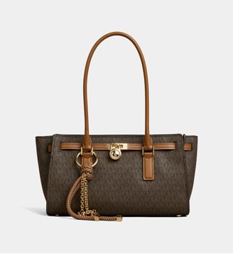 Sac à main Hamilton Moderne à monogrammes - Michael Kors - Marron clair