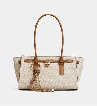 Sac à main Hamilton Moderne à monogrammes - Michael Kors - Écru