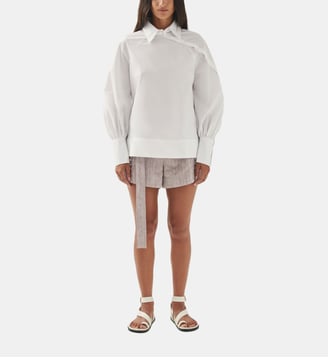 Chemise ample Aiko en coton - Alohas - White