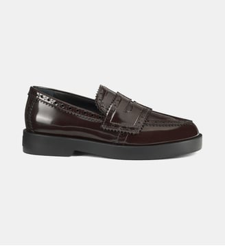 Mocassins Andrea en cuir - AGL - Moka