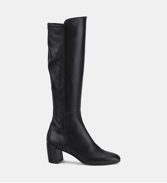 Bottes hautes Lynn en cuir - AGL - Noir