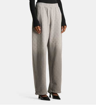 Jogging ample moon en coton - Marine Serre - Gris foncé