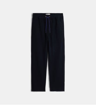 Pantalon droit Pharel flanelle en coton - Bellerose - Navy