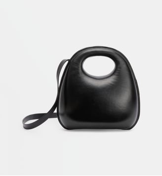 Sac à main en cuir signature - Lemaire - Black