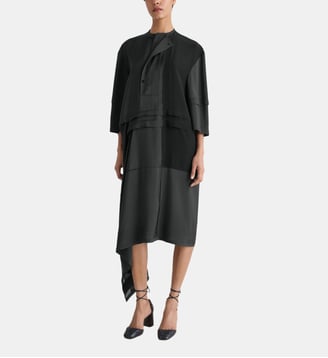 Robe midi asymétrique - Lemaire - Gris