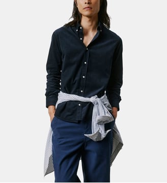 Chemise droite Gaspard - Figaret - Marine