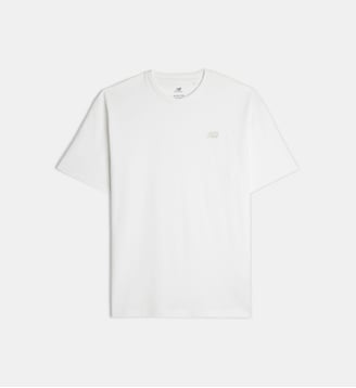 T-shirt ample logo en coton - New Balance - Blanc