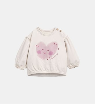 T-shirt à motif en coton - Play Up - Rose clair