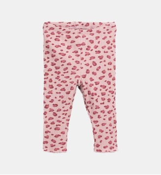 Legging à motif en coton - Play Up - Rose