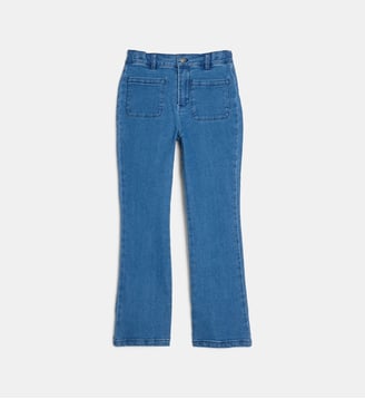 Jean droit Lachel coton denim stretch - Cadet Rousselle - Bleu