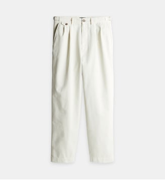 Pantalon Clyde à double pli - Balibaris - Écru
