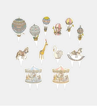 Mini Cake Toppers - Atelier Choux - Multicolore