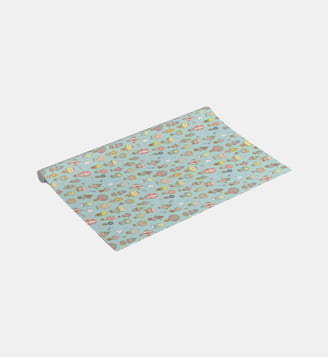 Papier d'emballage imprimé montgolfière - Atelier Choux - Bleu