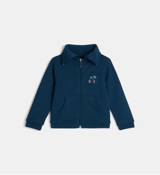 Gilet Lugo en coton bio - Cadet Rousselle - Bleu