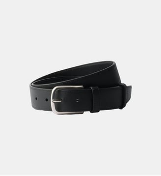 Ceinture en cuir Saffiano - Prada - Noir