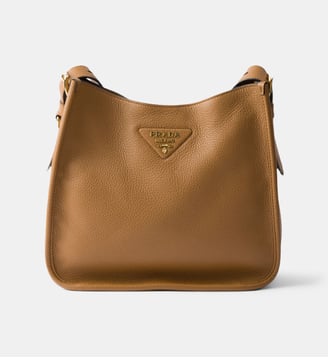 Sac à main en cuir - Prada - Marron