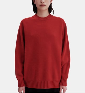Pull en cachemire brossé - Carven - Bordeaux