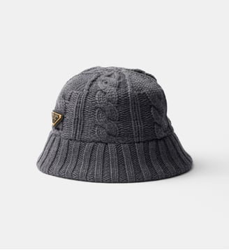 Bob en laine signature - Prada - Gris