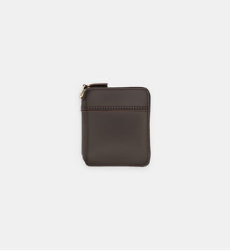 Porte-monnaie U en cuir de vachette - Comme des Garçons WALLETS - Brown