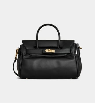 Petit Sac à main Pyla2 Milo MIX grainé - Mac Douglas - Noir