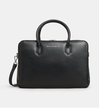 Sac à main Timbale Magda2 M en cuir de vachette - Mac Douglas - Noir