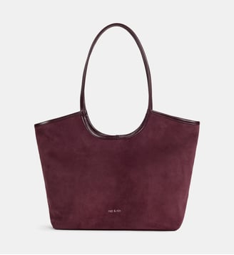 Sac cabas Milan - Nat & Nin - Aubergine