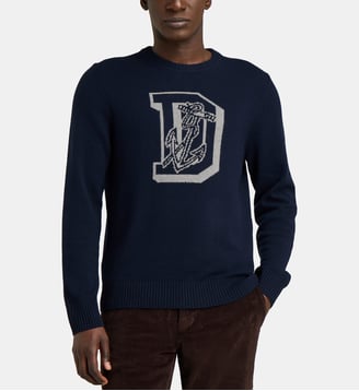 Pull à col rond - Dockers - Bleu foncé
