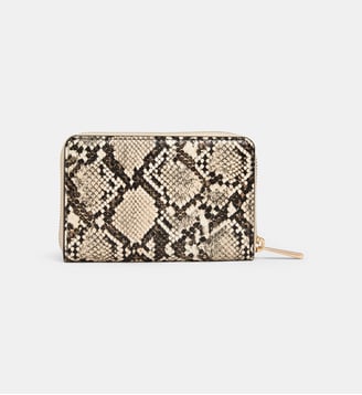 Portefeuille Carry Moyen Pyt à motif python - Galeries Lafayette - Blanc et noir