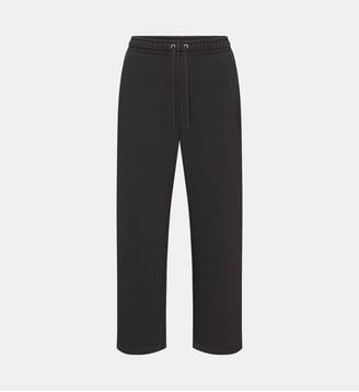 Pantalon de jogging droit en coton - Skims - Noir chiné