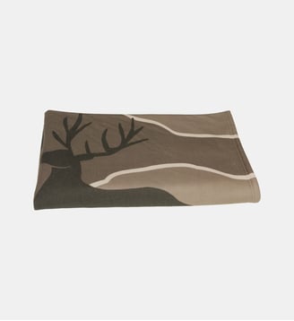 Plaid - Amadeus - Kaki et beige