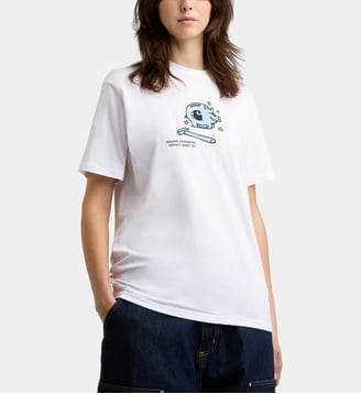 T-shirt Piggy imprimé en coton - Carhartt WIP - Blanc