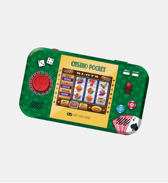 Console de jeu Casino Pocket Player 3.5" - My Arcade Gaming - Vert